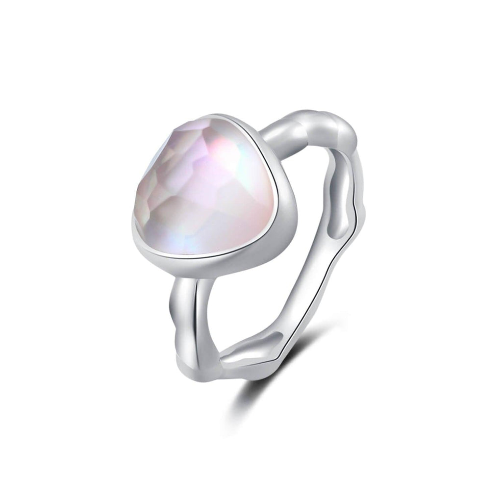 Teardrop Pink Amethyst Statement Ring