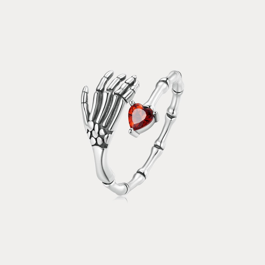 Trendolla Skeletal Hand Love Ring - Trendolla Jewelry